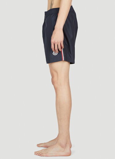 Moncler Striped Swim Shorts Navy mon0151015
