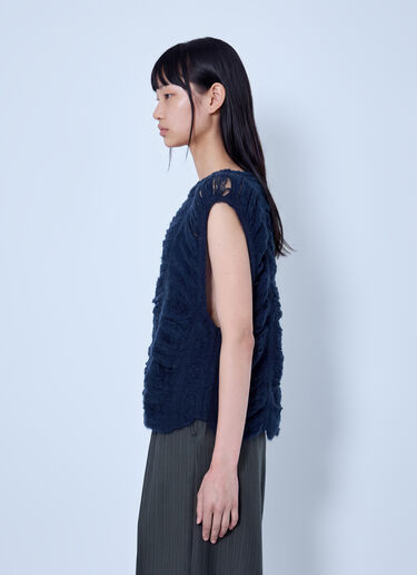 LN-CC® - Our Legacy: Rib Cage Vest - Navy Our Legacy Rib Cage Vest Navy our0265026