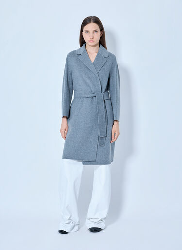 LN-CC® - Max Mara: Belted Wool-Blend Coat - Light Grey Max Mara Belted Wool-Blend Coat Light Grey max0265223