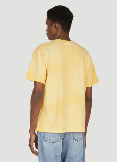 Pleasures Special Heavyweight Logo Print T-Shirt Yellow pls0147007