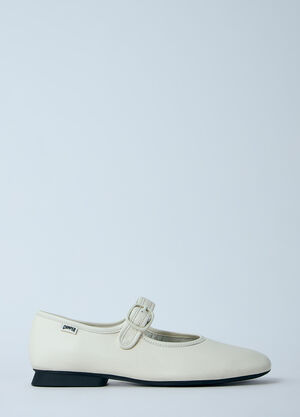 CAMPER Casi Casi Flats White cmp0262007