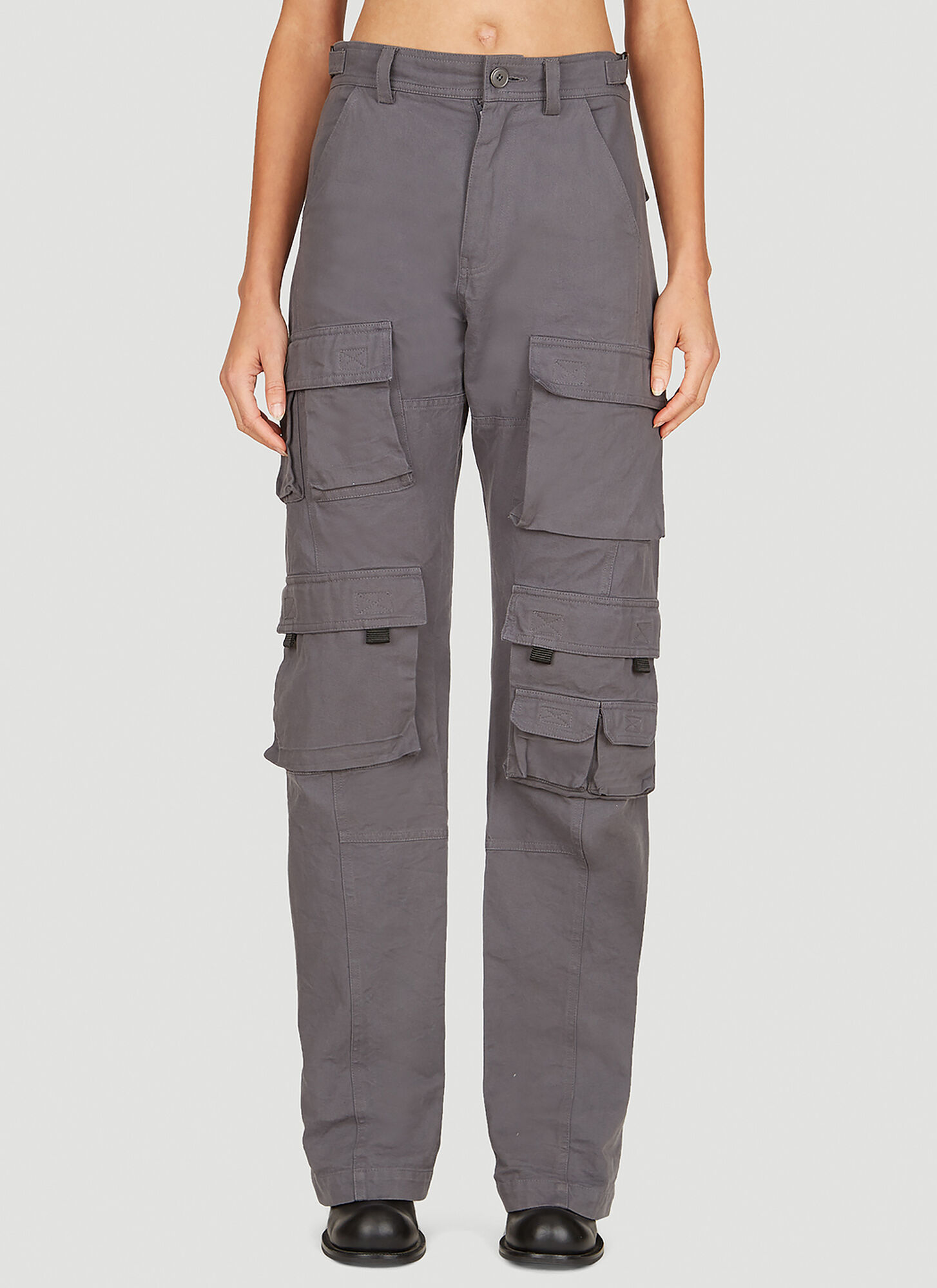 MARTINE ROSE TWIST SEAM CARGO PANTS 