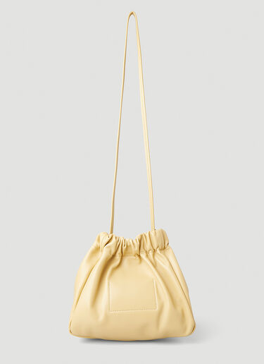 Jil Sander Scrunch Shoulder Bag Yellow jil0250015