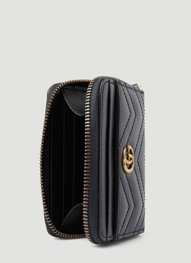 Gucci GG Marmont Quilted Card Holder Black guc0247280