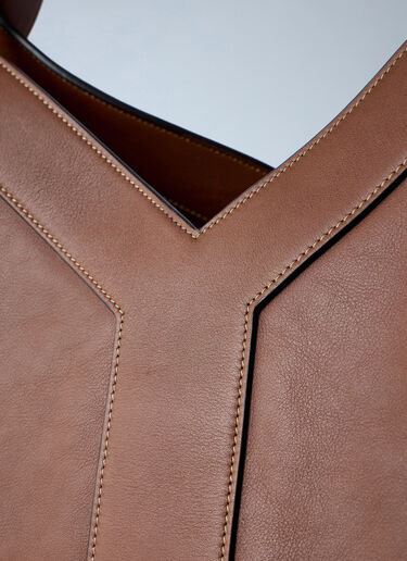 Saint Laurent Large Y-Shaped Leather Tote Bag Camel sla0162052