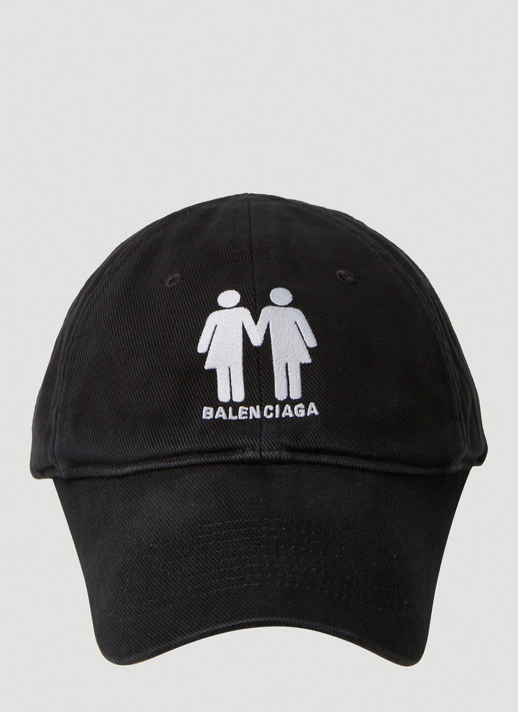 Balenciaga Pride Baseball Cap in Black LN CC