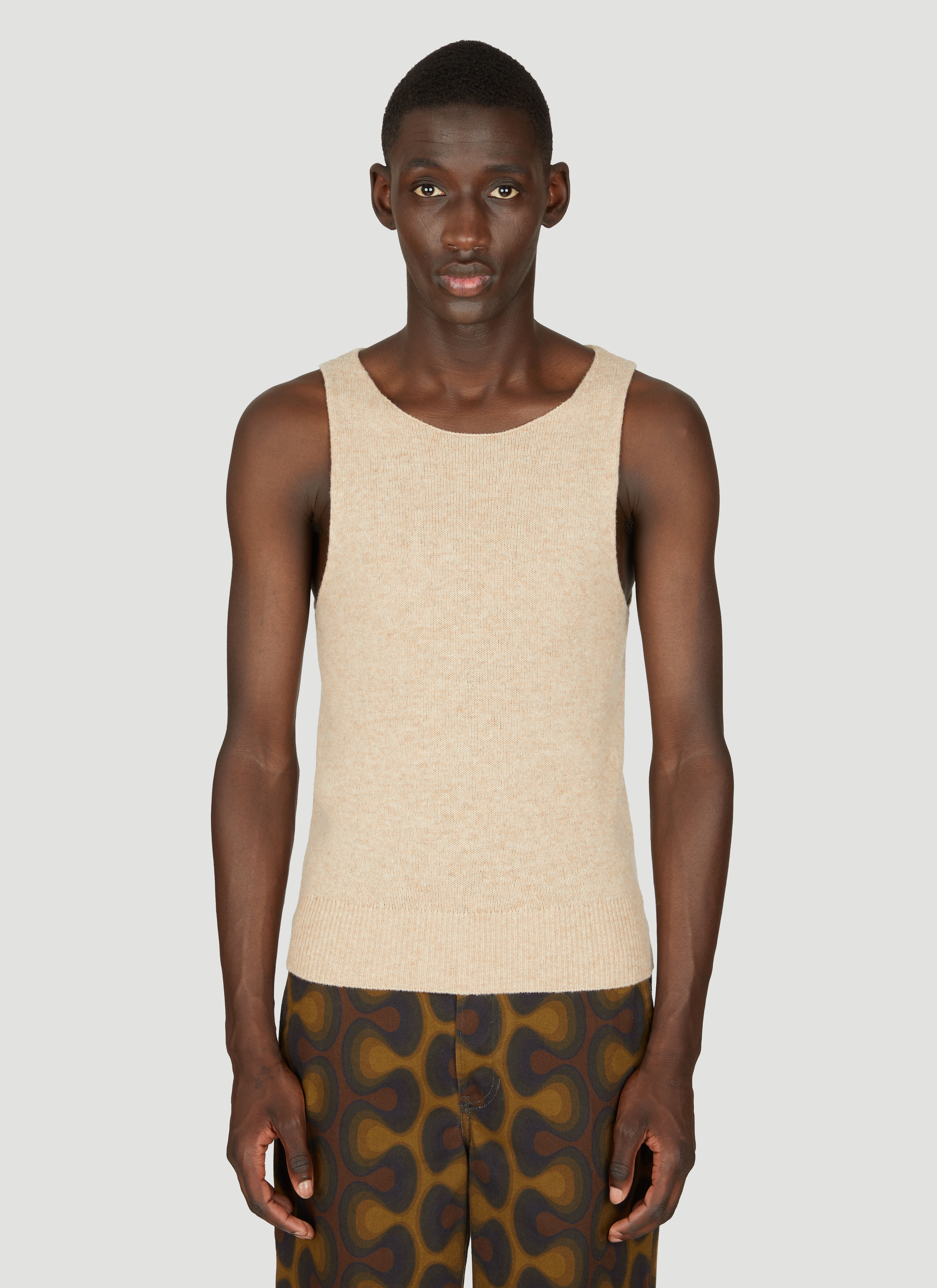 Dries Van Noten Merino Singlet Black dvn0156043