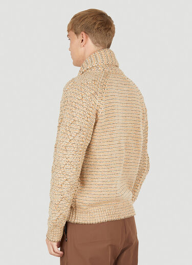 Snow Peak Cable Knit Cardigan Beige snp0150012