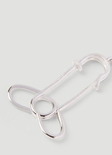 JW Anderson ファリック ペンダントピアス シルバー jwa0354006