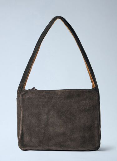 Our Legacy Grande Brick Suede Shoulder Bag Brown our0264035