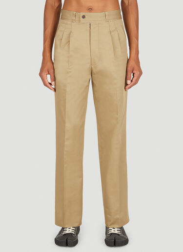 Maison Margiela Straight Leg Pants Beige mla0149036