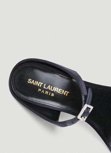 Saint Laurent Dive 高跟穆勒鞋 蓝色 sla0252038