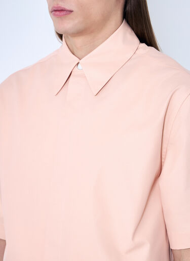 Jil Sander Short-Sleeve Shirt Pink jil0159002