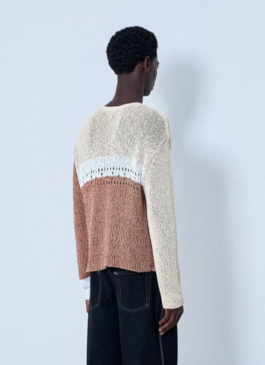 ACMH Textured Knit Sweater Brown acm0164003