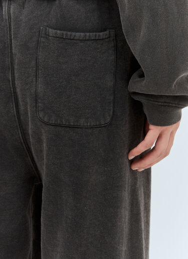 Stüssy Faded Graphic Print Track Pants Dark Grey sts0158013