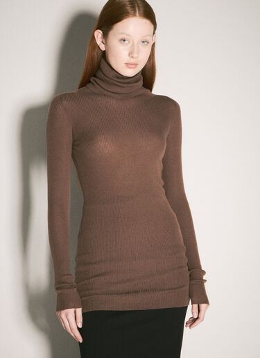 Rick Owens 羊毛衫  棕色 ric0257013