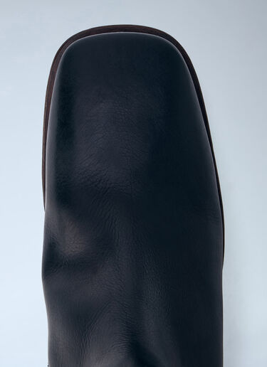 Acne Studios Leather Ankle Boots Black acn0164015