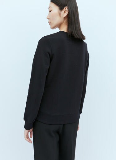 Logo Print Sweatshirt A.P.C. Logo Print Sweatshirt Black apc0254003