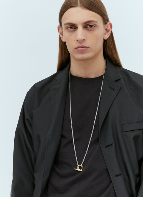 Tom Wood Robin Chain Duo Necklace Silver tmw0353027