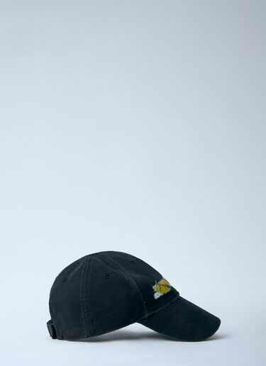 Balenciaga Faded Washed Cap Black bal0164008