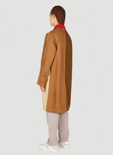 Marni x Carhartt 컬러 블록 코트 브라운 mca0250006