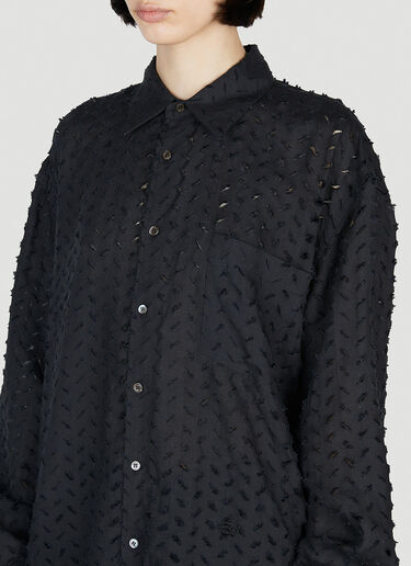 Otis Ripped Shirt Eytys Otis Ripped Shirt Black eyt0352005