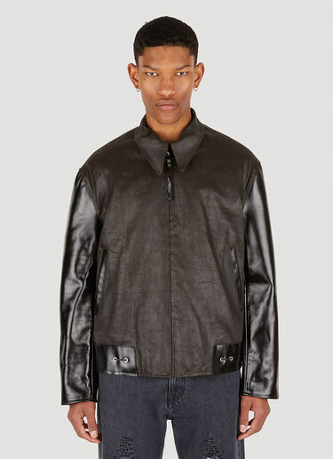 Our Legacy Reversible Varsity Jacket Black our0151006