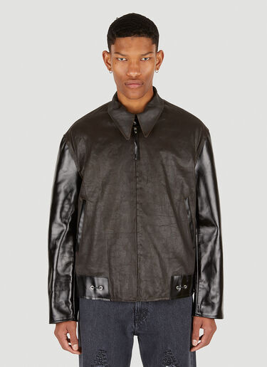 Our Legacy Men's Reversible Varsity Jacket in Black | LN-CC®