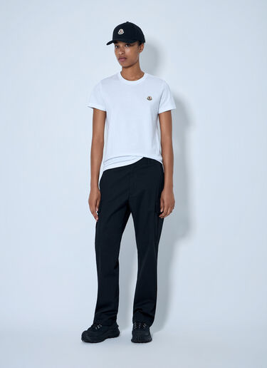 LN-CC® - Moncler: Pack of Three Logo Motif T-Shirt - White Moncler Pack of Three Logo Motif T-Shirt White mon0265099