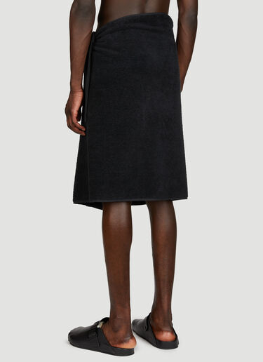 Balenciaga Towel Skirt Black bal0355001