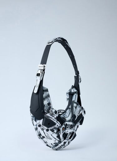 Object HM5 Half Moon Shoulder Bag Innerraum Object HM5 Half Moon Shoulder Bag Silver inn0362006