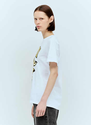 GANNI Banana T-Shirt White gan0256006