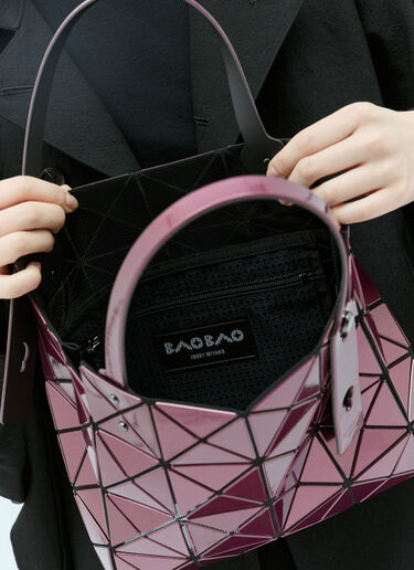 Bao Bao Issey Miyake Carat-2 Handbag Burgundy bao0255009