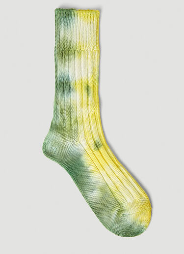 タイダイソックス Stain Shade x Decka Socks タイダイソックス グリーン ssd0351001