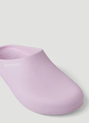 Balenciaga Logo 印花便鞋 粉色 bal0249029