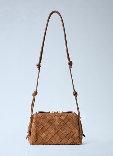 Bottega Veneta Concert Suede Pouch Brown bov0263026