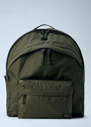 Porter-Yoshida & Co Large Double Pack Backpack Olive por0364007