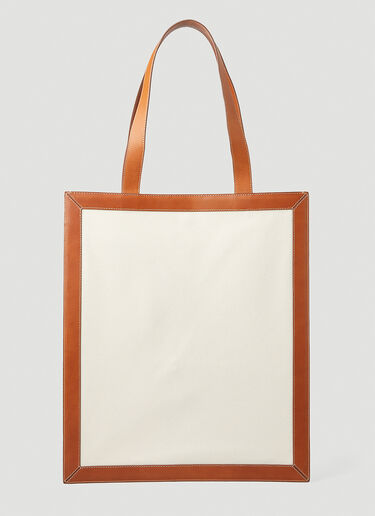 Jil Sander+ Logo Print Tote Bag Cream jsp0147016
