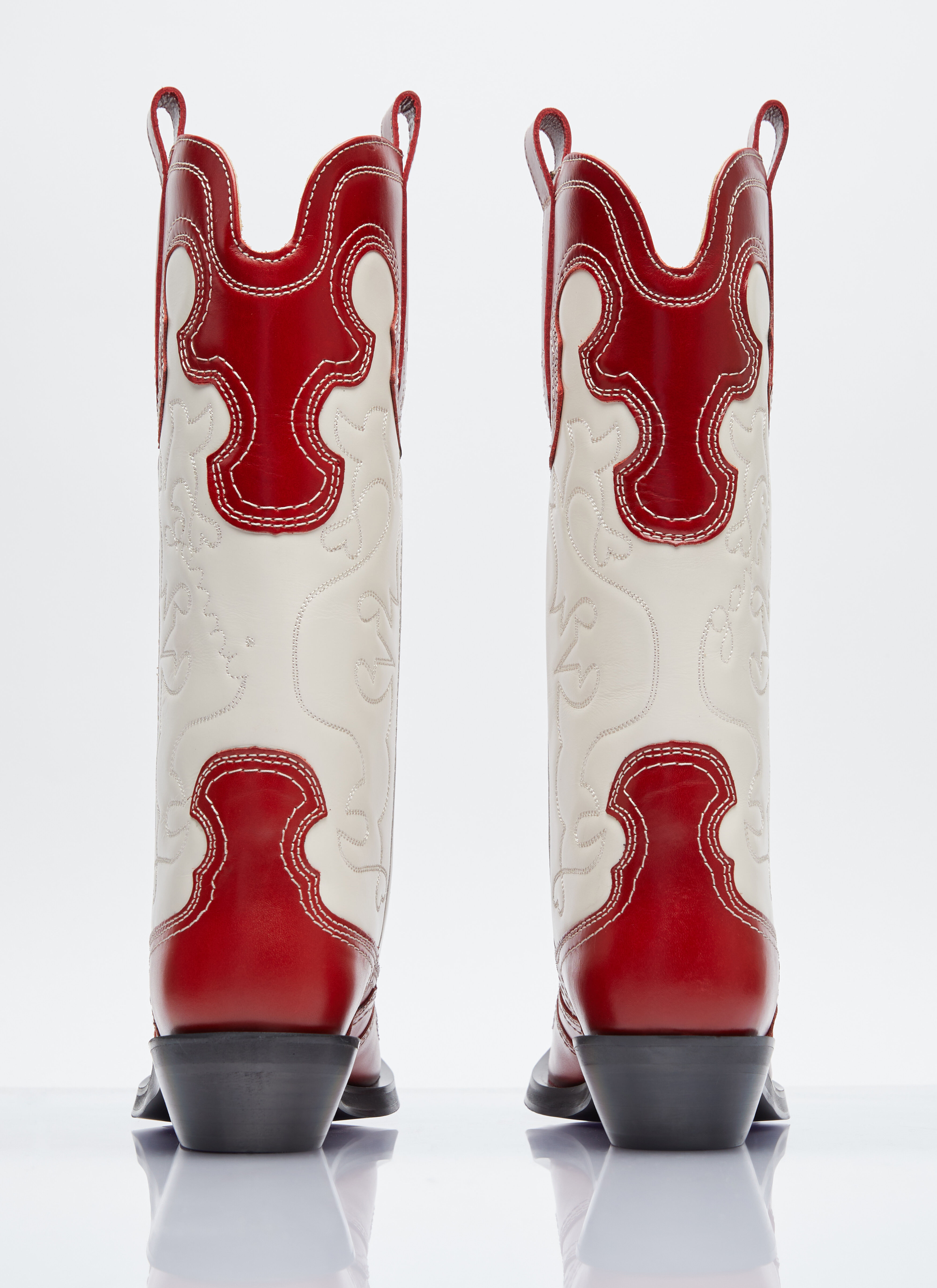 Ganni western boots sale new arrivals