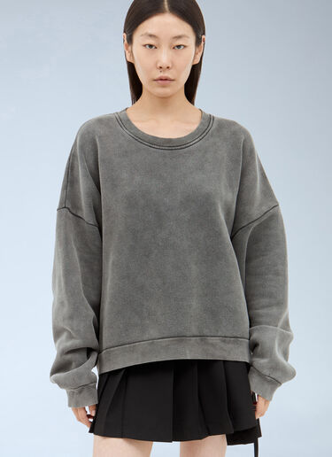 Acne Studios Logo Patch Sweatshirt Grey acn0357002