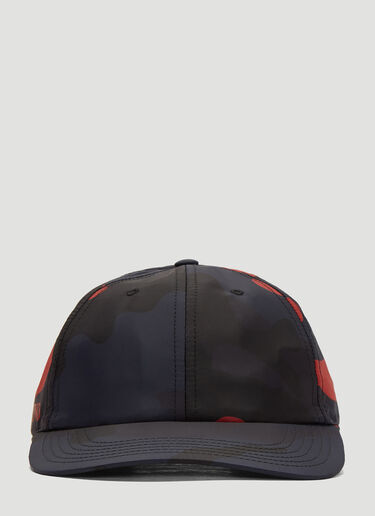 Valentino Camouflage Baseball Cap Navy val0137031