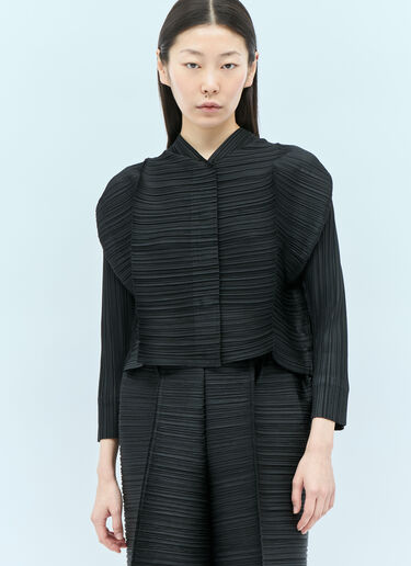 Pleats Please Issey Miyake Thicker Bounce 夹克 黑色 plp0255006