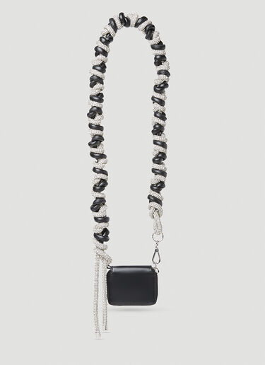 KARA Phone Cord Chain Wallet Black kar0252002