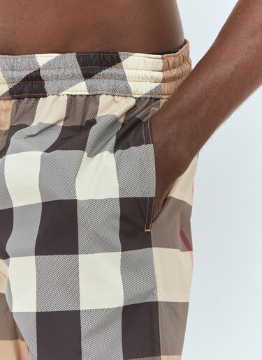 Vintage 格纹泳裤 Burberry Vintage 格纹泳裤 米 bur0141034