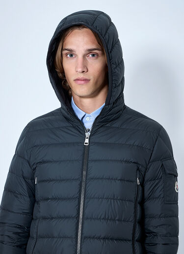 LN-CC® - Moncler: Galion Hooded Short Down Jacket - Black Moncler Galion Hooded Short Down Jacket Black mon0165016