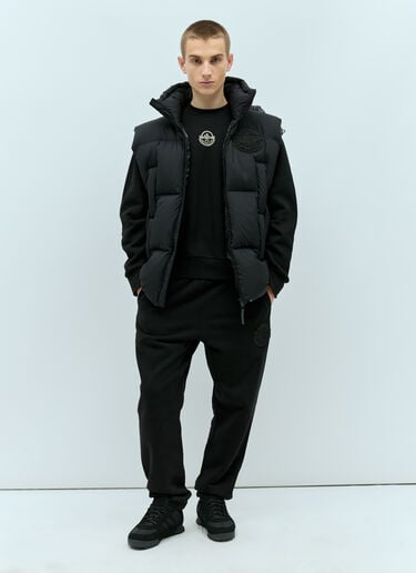 Moncler x Roc Nation designed by Jay-Z ロゴアップリケ スウェットシャツ ブラック mrn0156009
