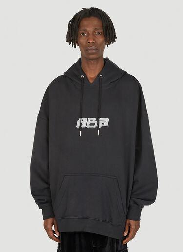 Hood By Air Screensavers Hooded Sweatshirt Black hba0148002