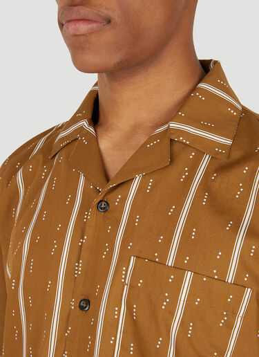 A.P.C. Edd 条纹衬衫 棕色 apc0148019