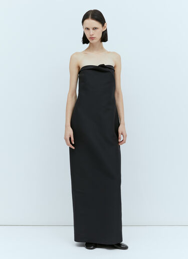 The Row Bardon Dress Black row0253029