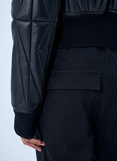 Moncler x Rick Owens Geocamo Cropped Quilted Bomber Jacket Black mcs0363009